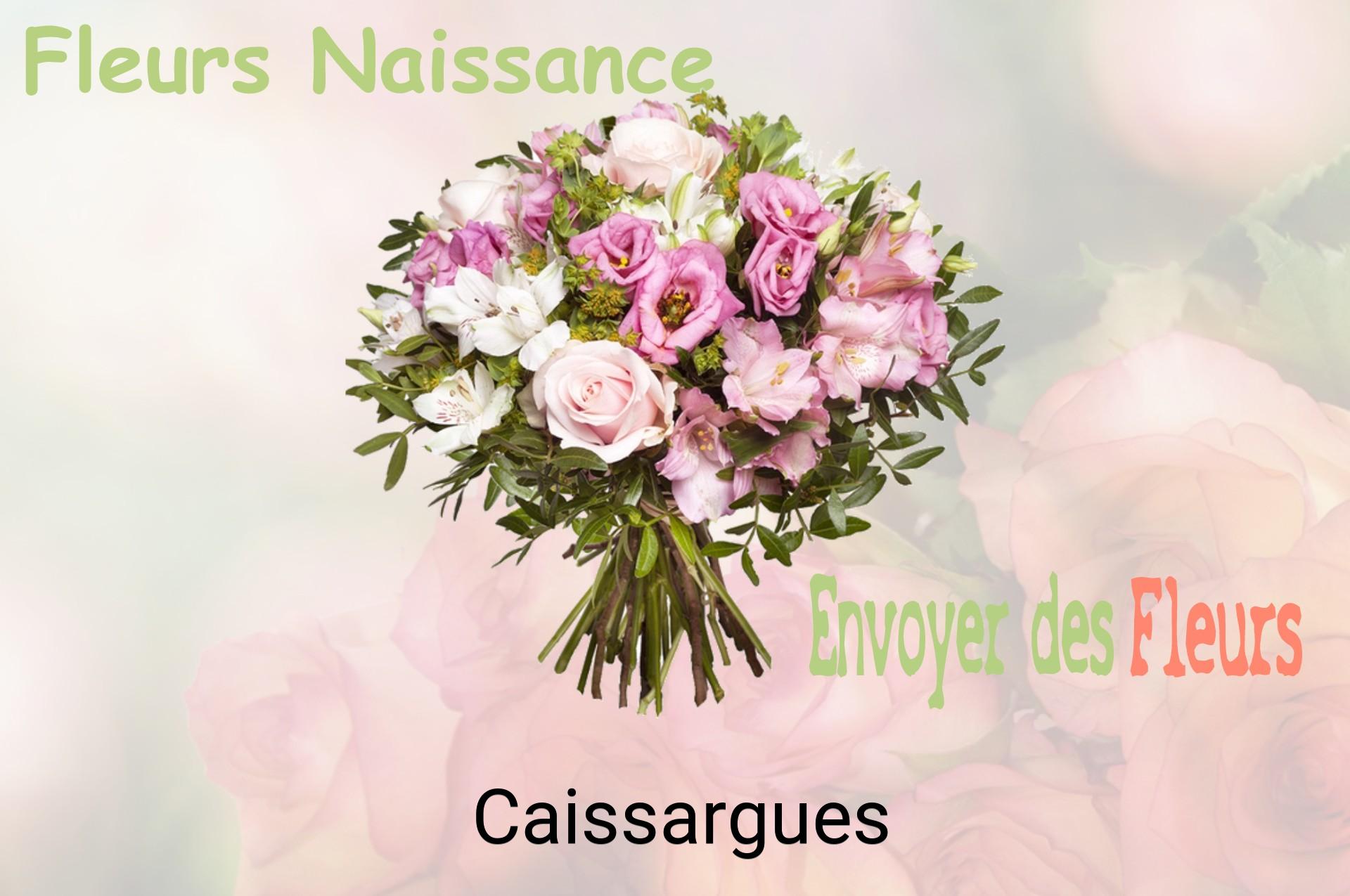 Bouquet de fleurs de naissance livré à Caissargues